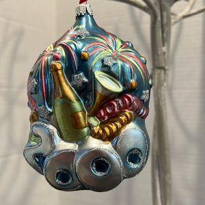 Christmas Ornament Krebs
Glas Lauscha Germany Glass